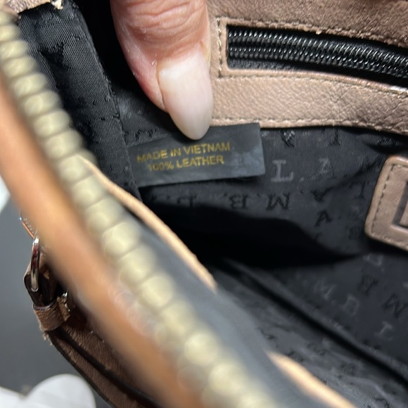 L.A.M.B. Brown leather crossbody bag - Picture 12 of 12